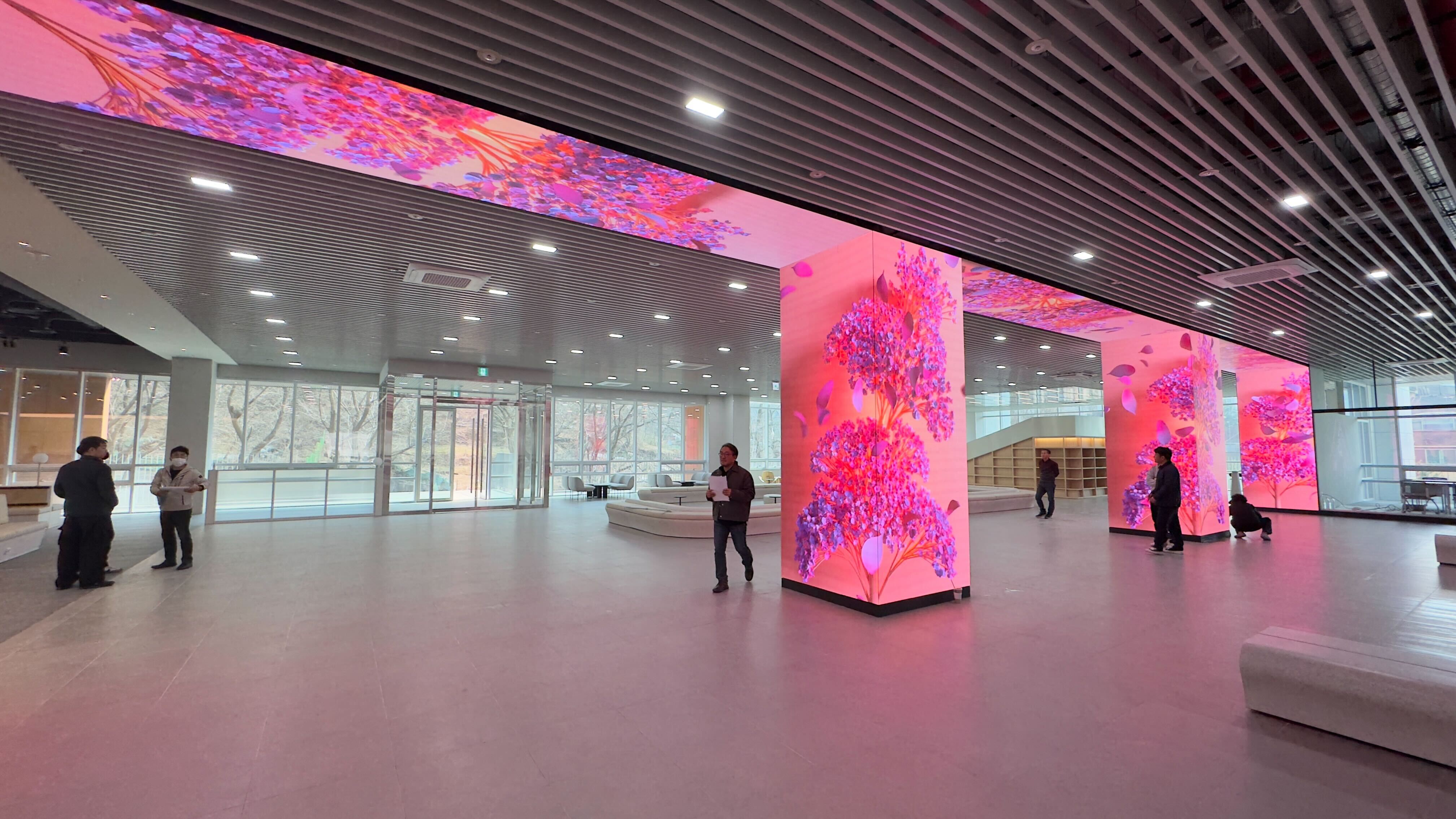 Bucheon R&D Center Media Wall Main